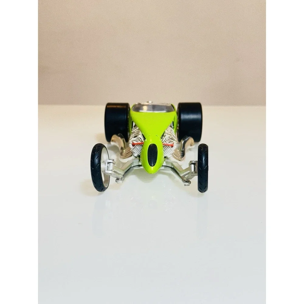 Hot Wheels Twin Mill 1:18 Diecast Model Car Lime Green Custom Hot Rod Rare